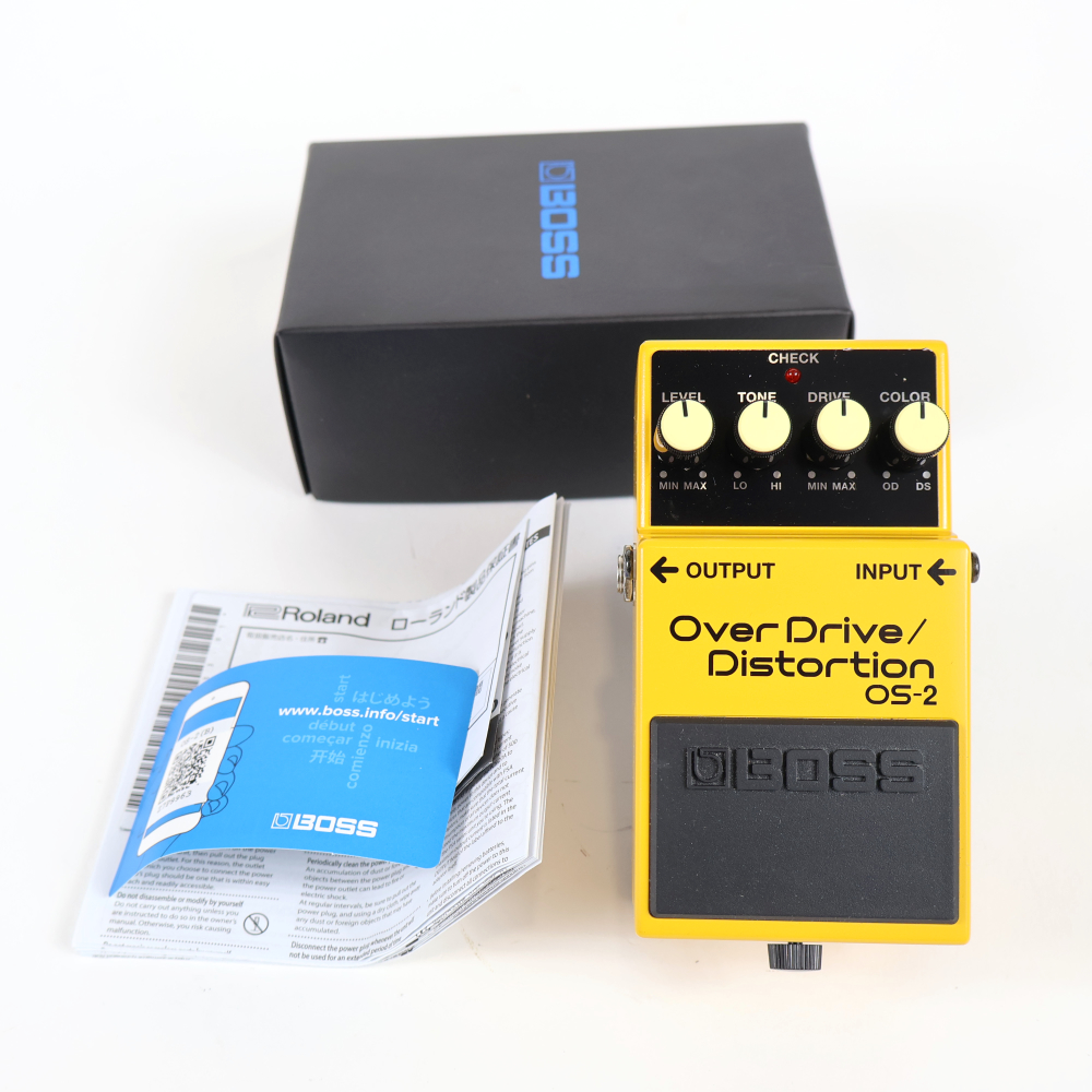【中古】オーバードライブ ディストーション エフェクター BOSS OS-2 OverDrive Distortion ギターエフェクター