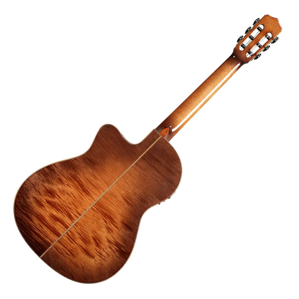 Cordoba コルドバ Fusion 12 Cinnamon Burst シナモン・バースト エレクトリック クラシックギター 背面