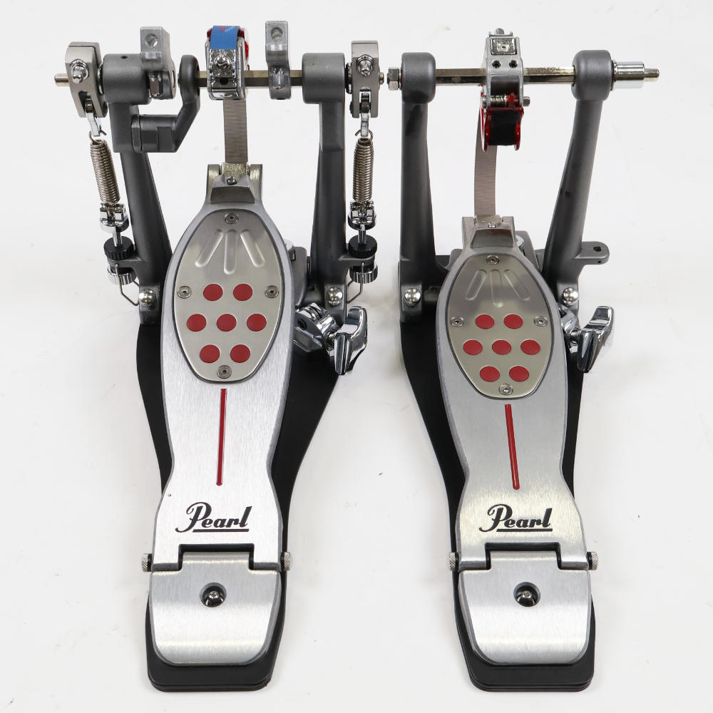 【中古】 ドラムツインペダル パール Pearl P-2052B ELIMINATOR REDLINE BELT DRIVE DOUBLE PEDAL ペダル 