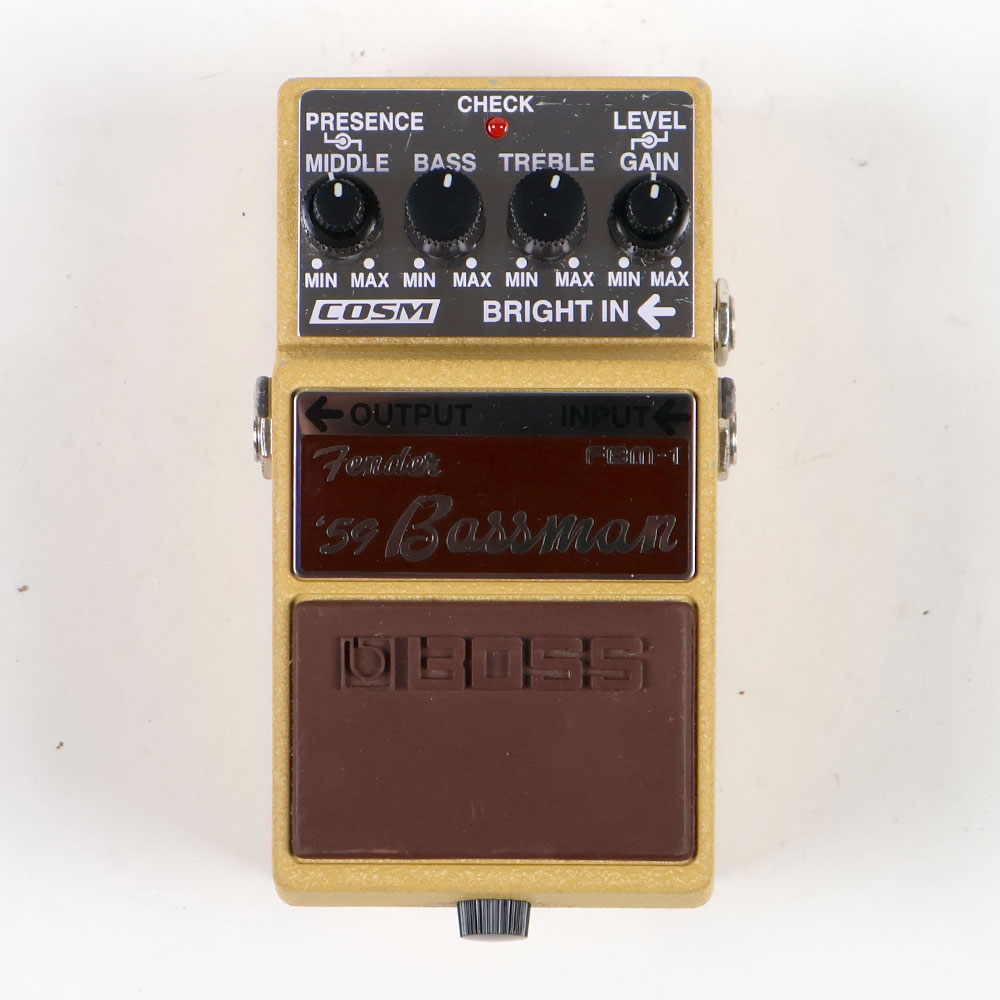 【中古】 エフェクター BOSS FBM-1 Fender 59 Bassman ギターエフェクター 59ベースマン 正面