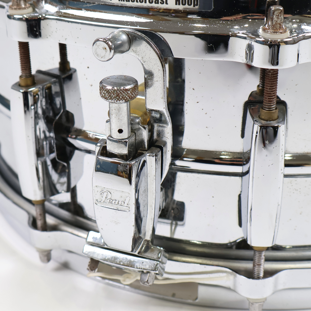 【中古】 スネアドラム パール Pearl SensiTone Steel Custom Alloy 14x5.5 スチールシェル 詳細画像