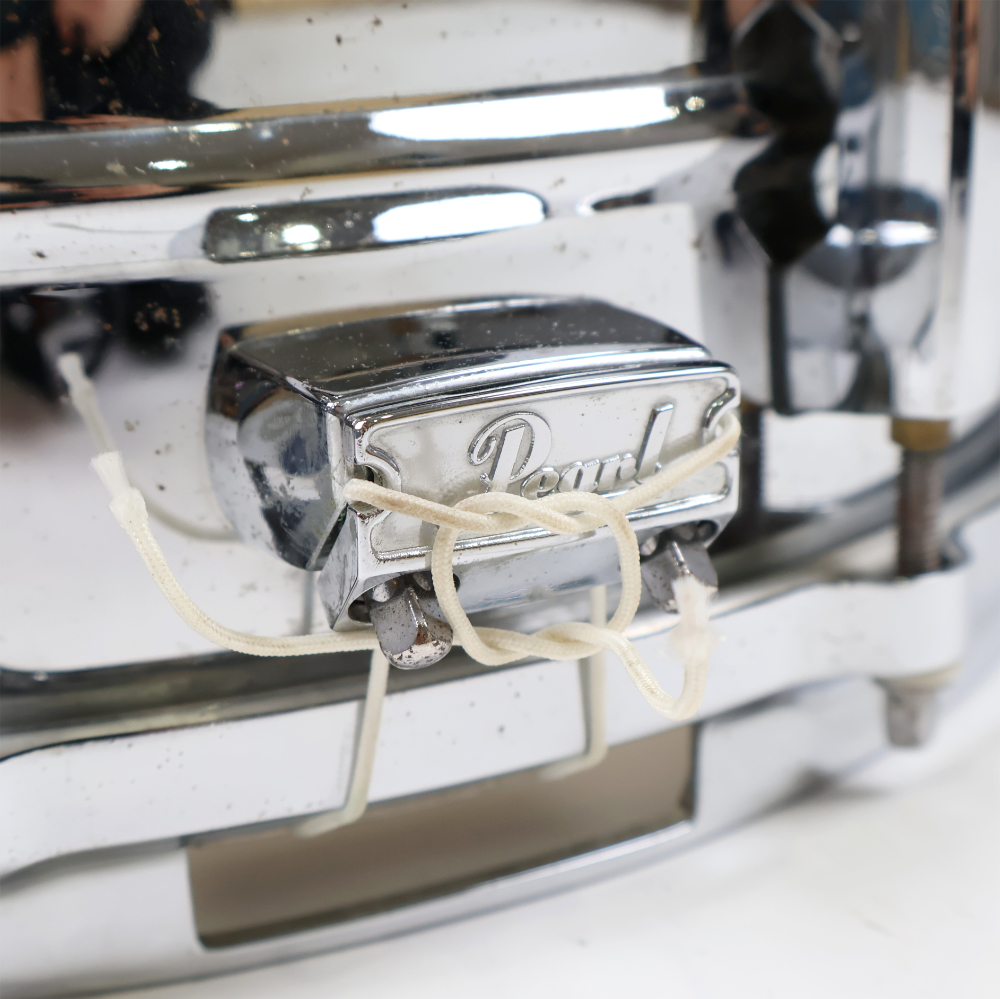 【中古】 スネアドラム パール Pearl SensiTone Steel Custom Alloy 14x5.5 スチールシェル 詳細画像