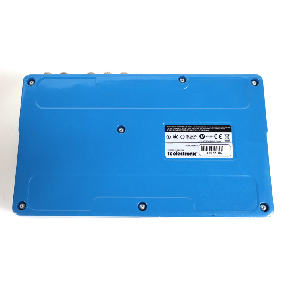 【中古】 ディレイ ルーパー エフェクター tc electronic Flashback X4 Delay ＆ Looper ギターエフェクター ボトム画像