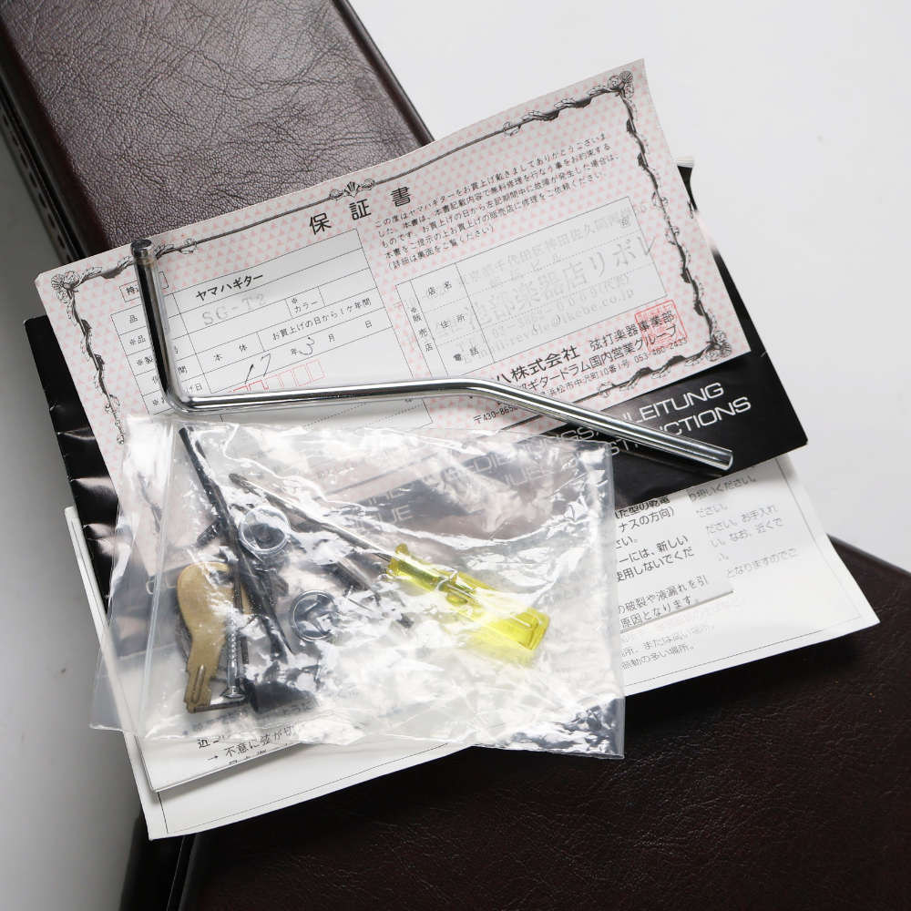 【中古】 エレキギター YAMAHA SG-T2 STN シースルーネイビー 2004年製 高中正義モデル ヤマハ SG MAKAYOSHI TAKANAKA Singnature Model 付属品画像