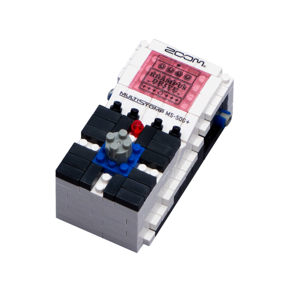 ZOOM ズーム nanoblock MS-50G+ 190ピース ナノブロック パズル 斜めアングル画像