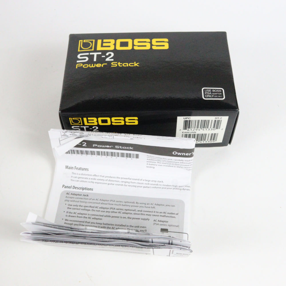 【中古】 ディストーション エフェクター BOSS ST-2 Power Stack ギターエフェクター 付属品画像