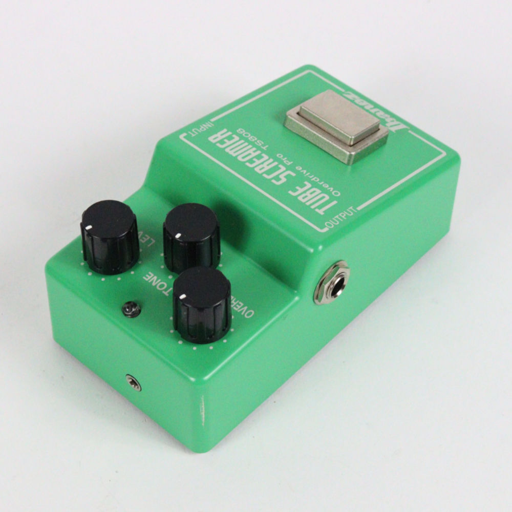 【中古】 チューブスクリーマー アイバニーズ IBANEZ TS808 TUBE SCREAMER オーバードライブ ギターエフェクター リア斜めアングル画像