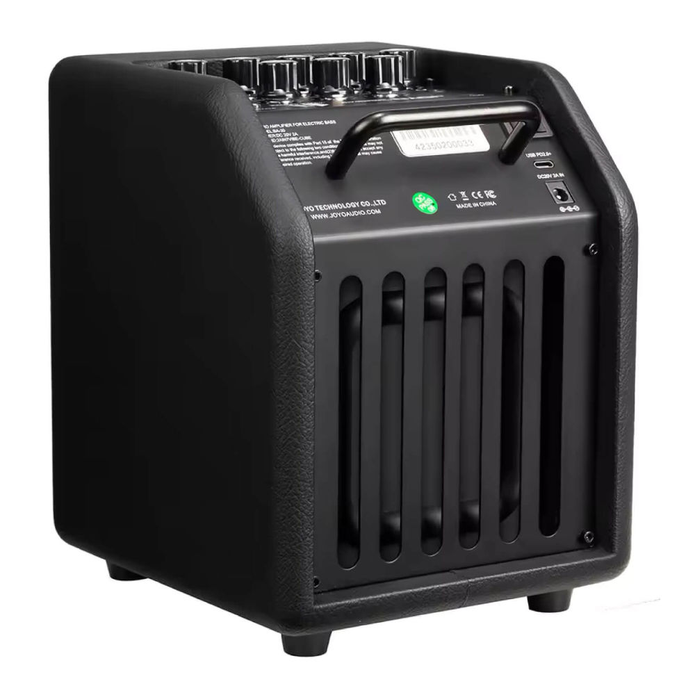 JOYO ジョーヨー BA-30 VIBE CUBE BLK 30W 小型ベースアンプ Bluetooth+OTGオーディオI/F搭載 背面