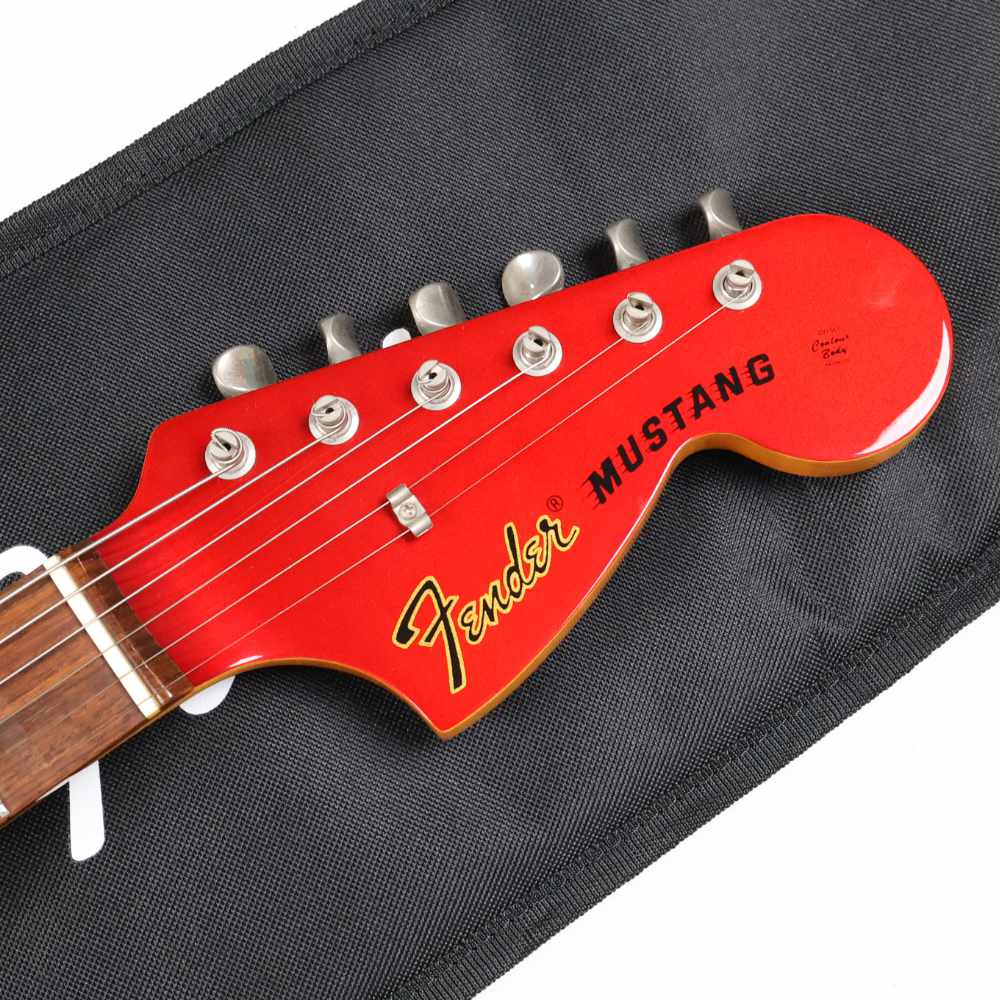 【中古】 エレキギター Fender Japan MG69/MH CAR 2010-2012年製 フェンダージャパン ムスタング キャンディーアップルレッド マッチングヘッド ヘッド画像
