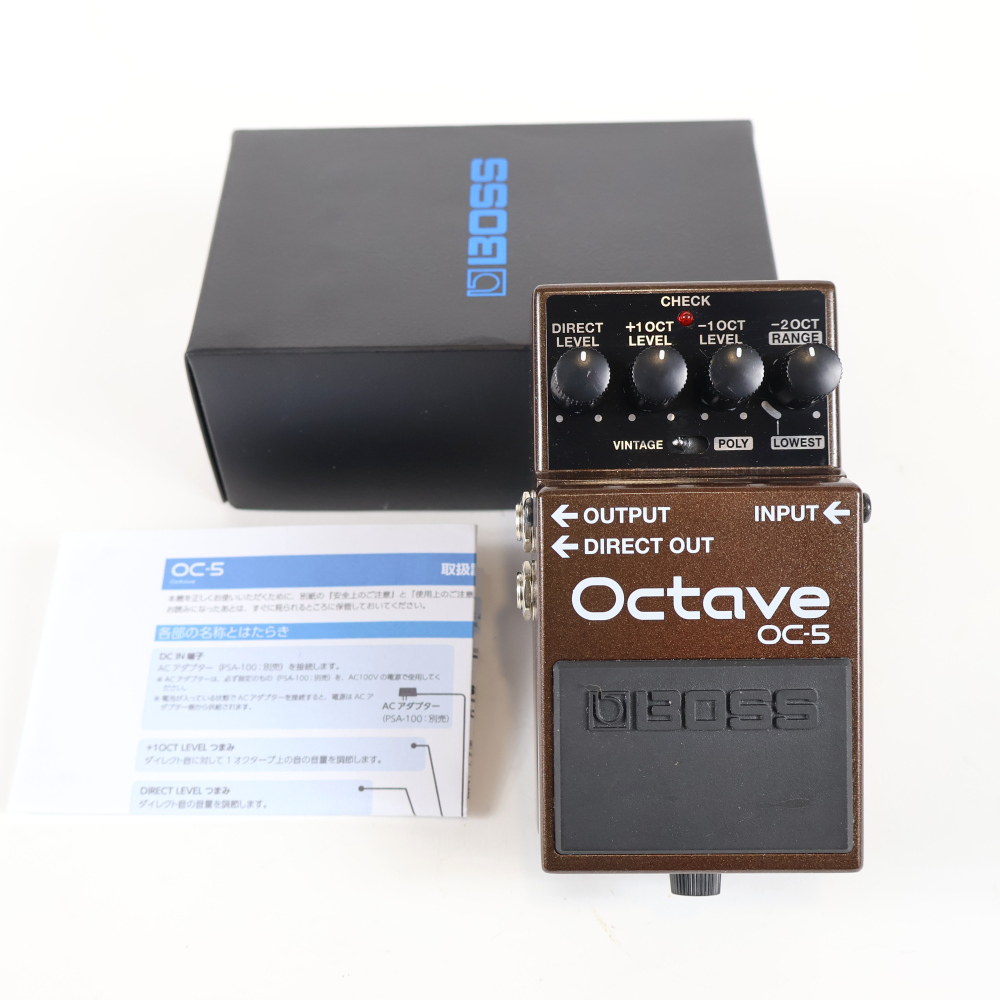 【中古】 オクターバー エフェクター BOSS OC-5 Octave ギターエフェクター オクターブ