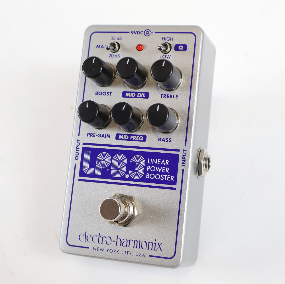 【中古】 エフェクター ブースター エレハモ ELECTRO-HARMONIX LPB-3 エレクトロハーモニクス LINEAR POWER BOOSTER & EQ ギターエフェクター 詳細画像