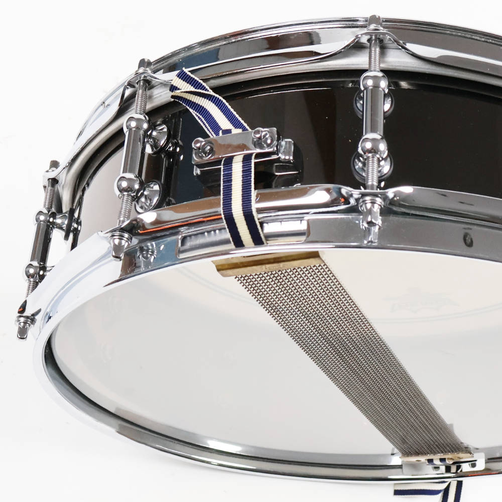 【中古】 スネアドラム パール Pearl S1440PBT Steel Shell piccolo 14×4 ピッコロ スネアドラム ストレイナー 2