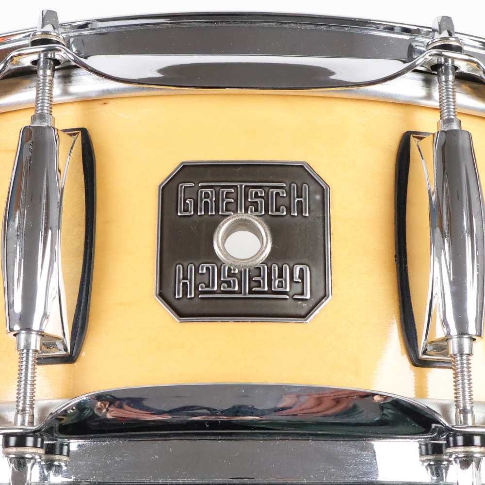 【中古】 スネアドラム グレッチ GRETSCH Gross Maple Snare 14x5.5 ロゴ