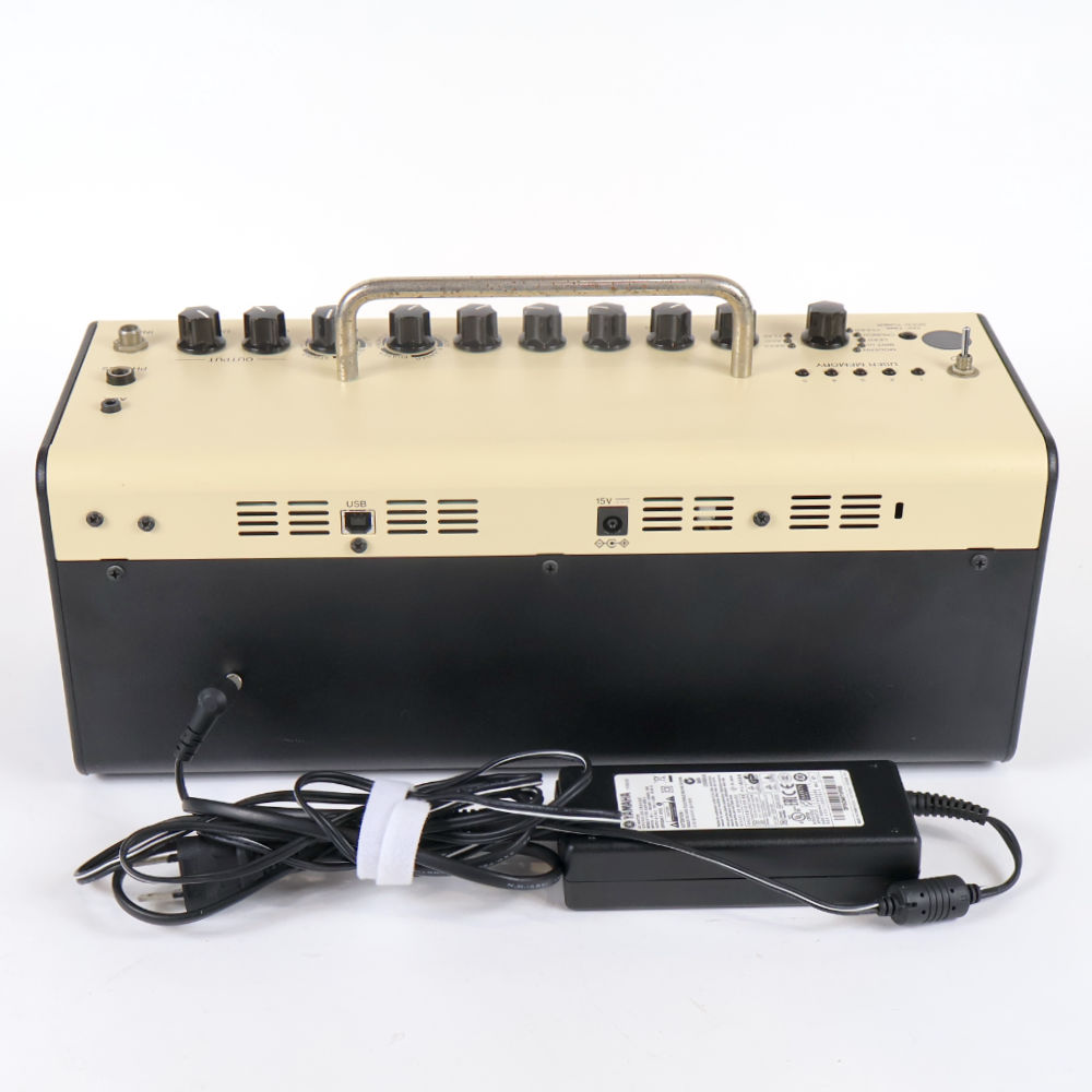 【中古】 コンパクトギターアンプ YAMAHA THR10 小型アンプ 背面、付属品
