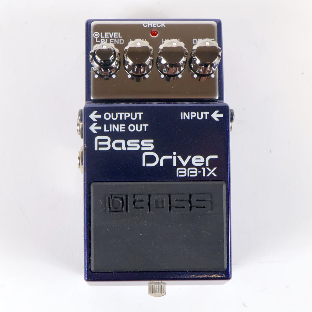 【中古】 ベースオーバードライブ エフェクター BOSS BB-1X Bass Driver ベースドライバー ベースエフェクター 正面