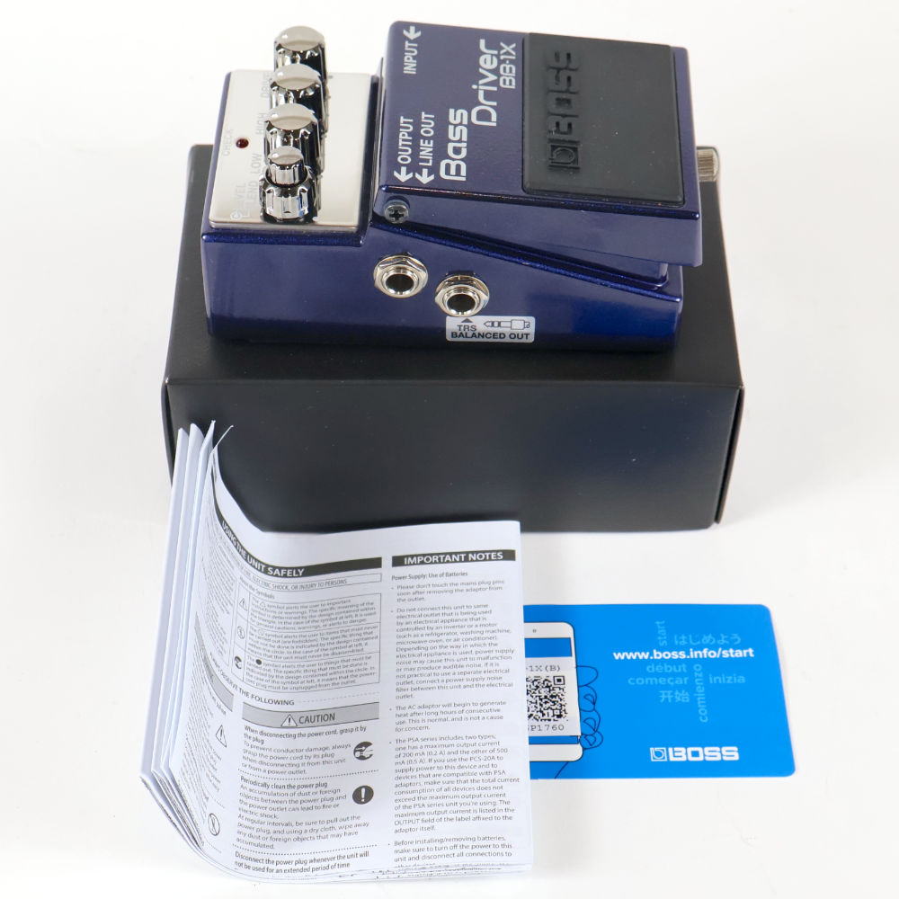 【中古】 ベースオーバードライブ エフェクター BOSS BB-1X Bass Driver ベースドライバー ベースエフェクター 付属品