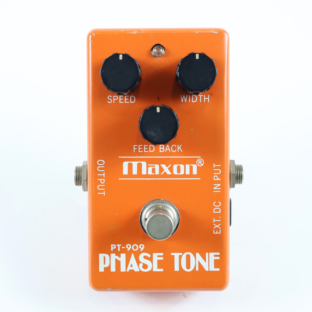 【中古】 Maxon マクソン PT-909 PHASE TONE Small Case フェイザー ギターエフェクター