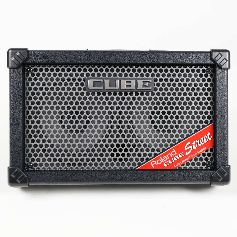 【中古】 ギターアンプ ローランド ROLAND CUBE Street BK 乾電池駆動パフォーマンス用ステレオアンプ ギターアンプ 本体画像