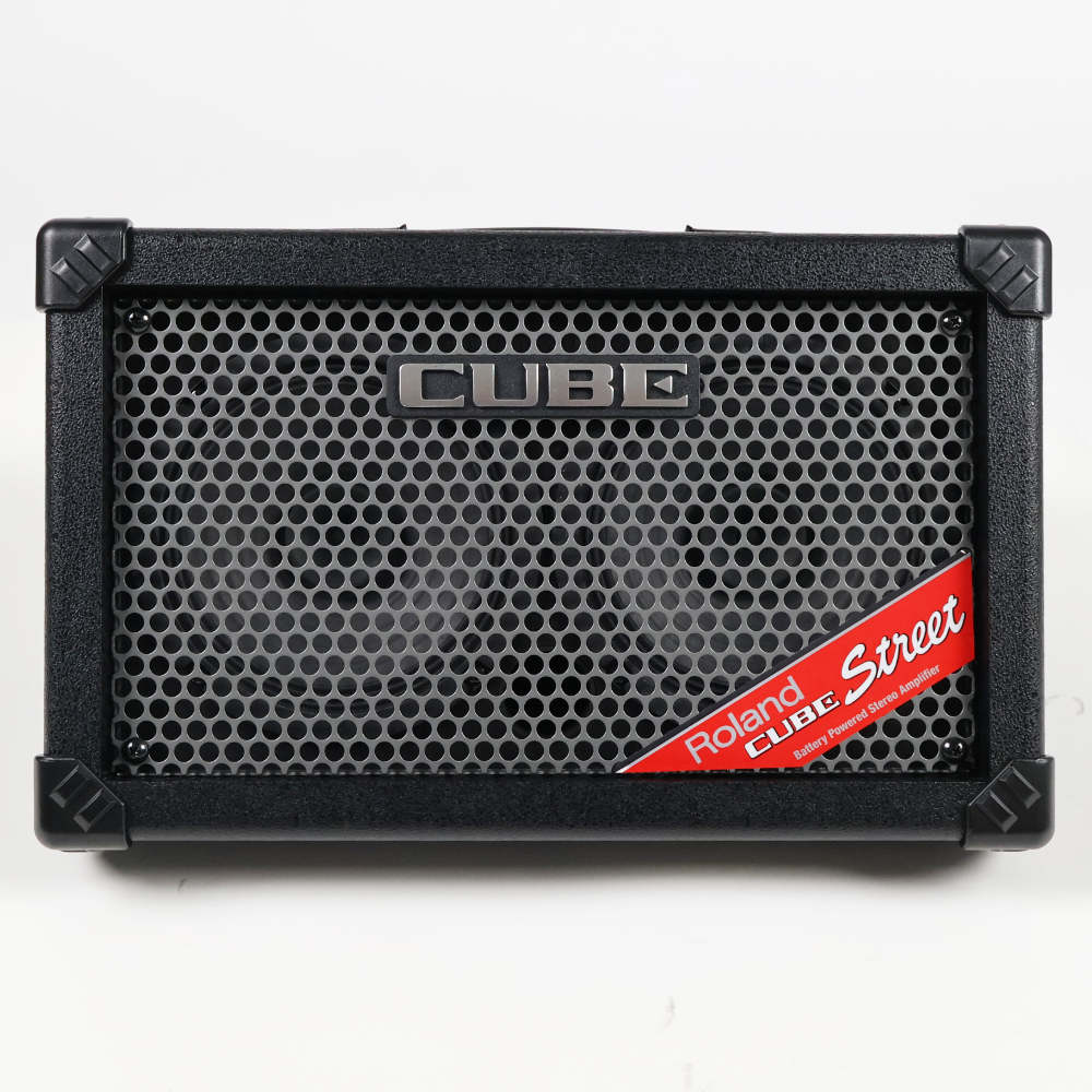 【中古】 ギターアンプ ローランド ROLAND CUBE Street BK 乾電池駆動パフォーマンス用ステレオアンプ ギターアンプ 本体画像