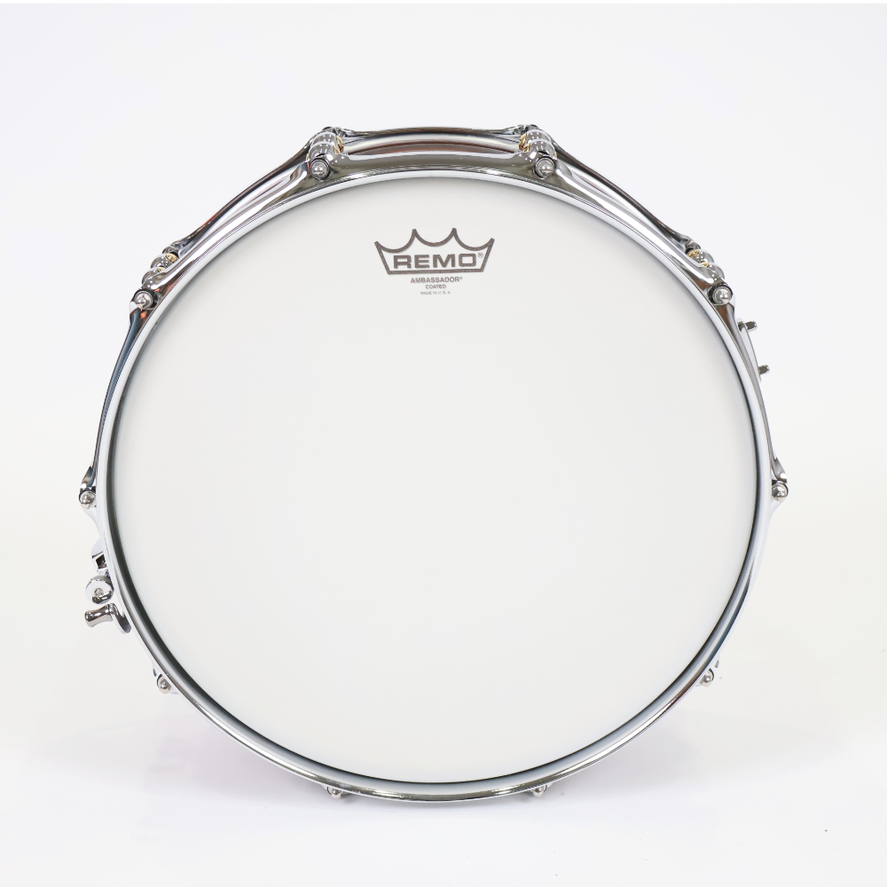 Pearl パール USA MUSIC CITY CUSTOM MCCW1450S/C Solid Walnut Shell 14×5.0 Red Figured Maple + Two Bands of Macassar Ebony スネアドラム 詳細画像