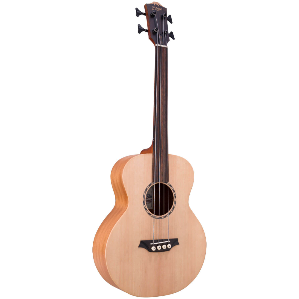 Bromo Guitars ブロモギターズ BAT8EFL BASS フレットレス エレクトリックアコースティックベース アングル