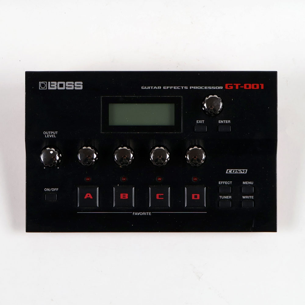 【中古】 ギター用マルチエフェクター BOSS GT-001 ボス マルチエフェクター 正面