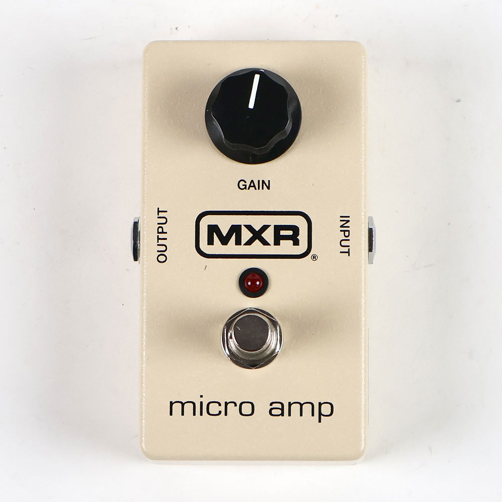 【中古】 ブースター エフェクター MXR M-133 MICRO AMP マイクロアンプ ギターエフェクター 正面