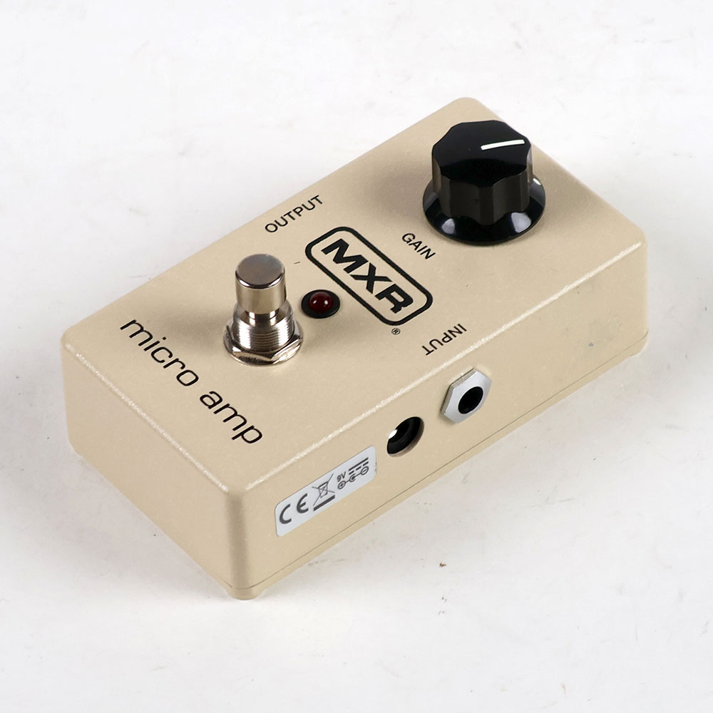 【中古】 ブースター エフェクター MXR M-133 MICRO AMP マイクロアンプ ギターエフェクター 全体