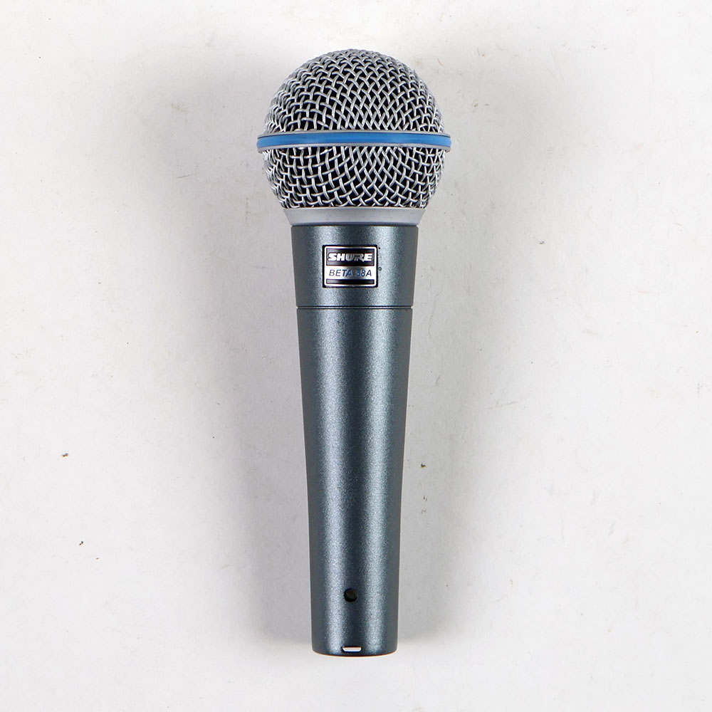【中古】 マイク ダイナミックマイク シュアー SHURE BETA58A シュア マイクロフォン ベータゴッパ 正面