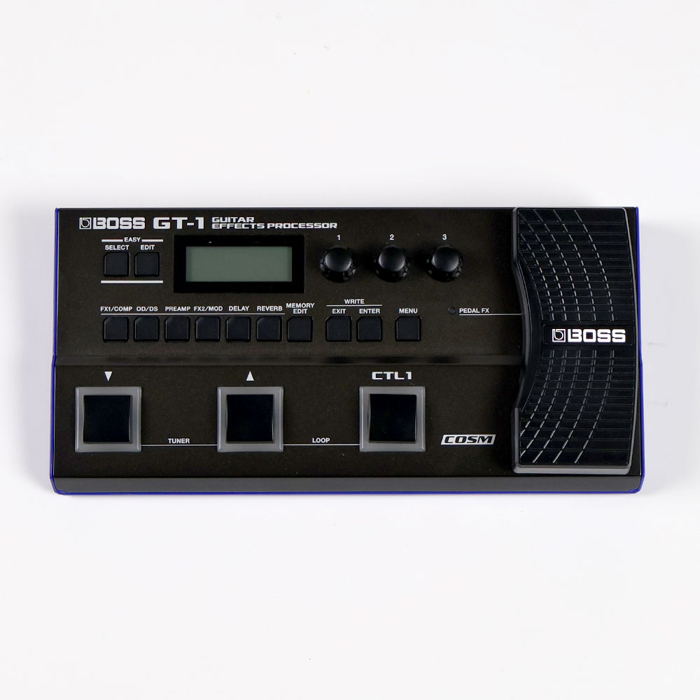 【中古】ボス マルチエフェクター BOSS GT-1 Guitar Effect Processor 正面