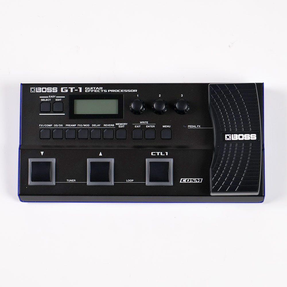 【中古】ボス マルチエフェクター BOSS GT-1 Guitar Effect Processor 正面