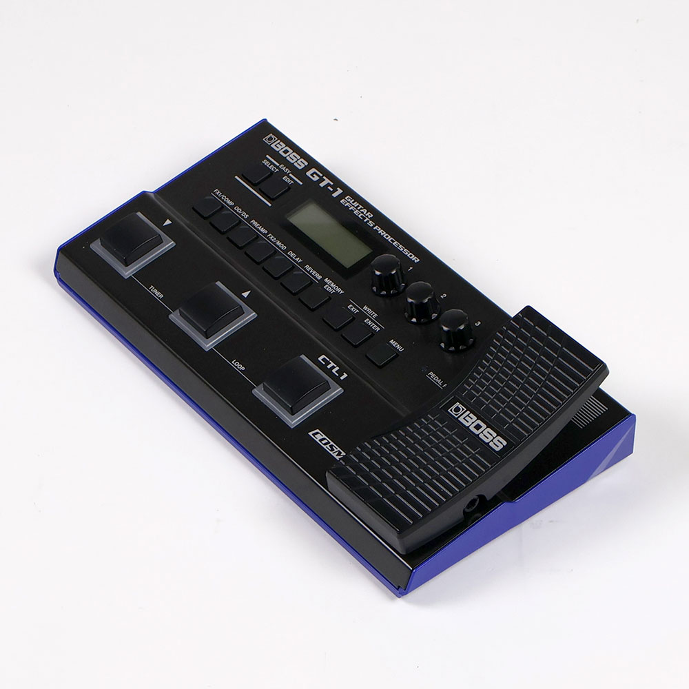【中古】ボス マルチエフェクター BOSS GT-1 Guitar Effect Processor 全体
