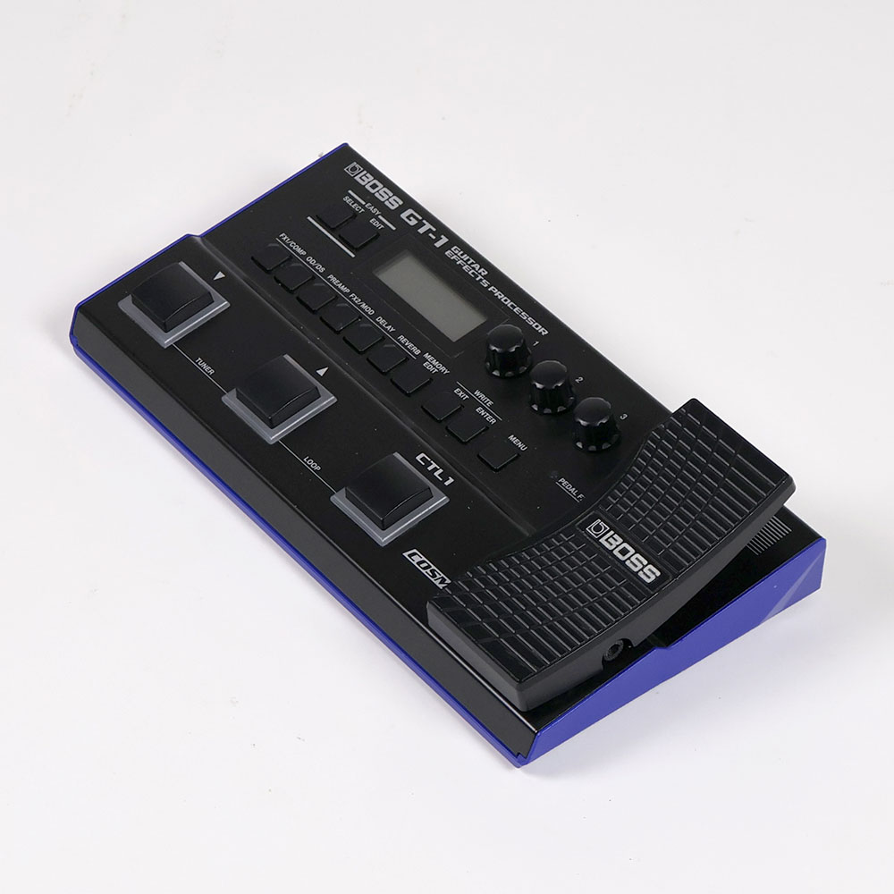【中古】ボス マルチエフェクター BOSS GT-1 Guitar Effect Processor 全体