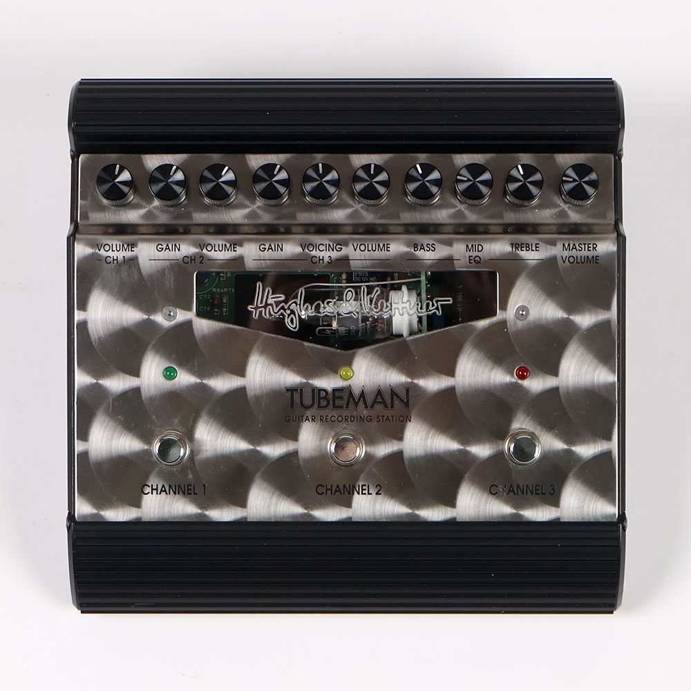 【中古】 エレキギター用ペダル型プリアンプ Hughes＆Kettner TUBEMAN ヒュースアンドケトナー プリアンプ 正面
