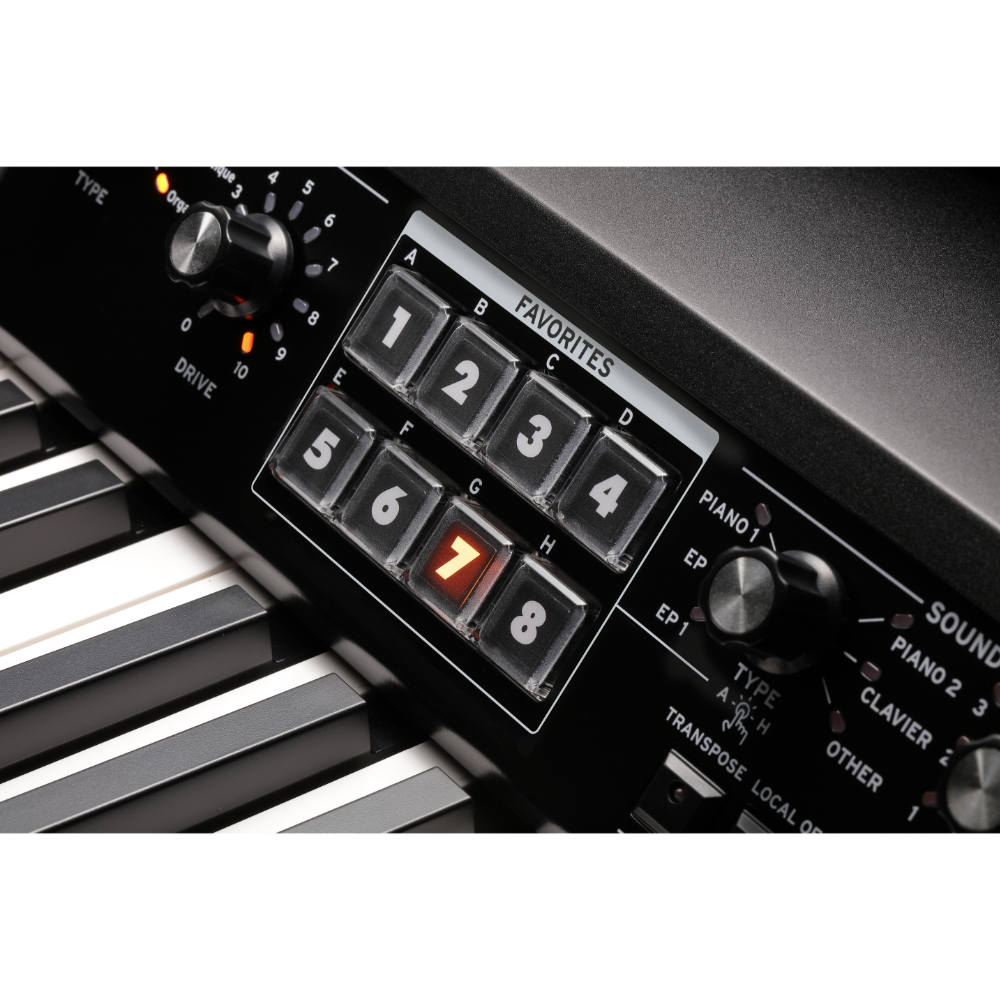 KORG SV2-73 Stage Vintage Piano エレクトリックステージピアノ スピーカー非搭載モデル 73鍵 コルグ コントロール画像2