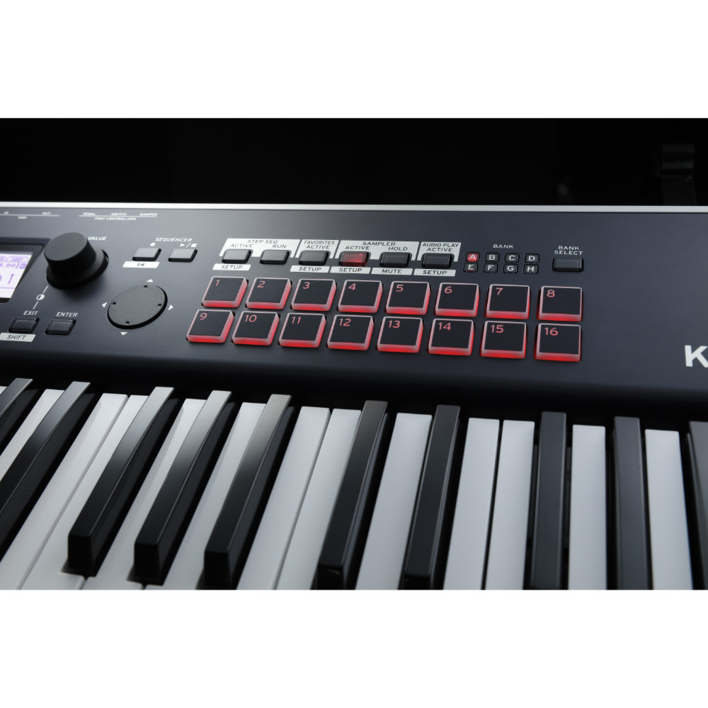 KORG KROSS2-61 DB ダークブルー シンセサイザー 61鍵 コルグ コントロールパネル画像3