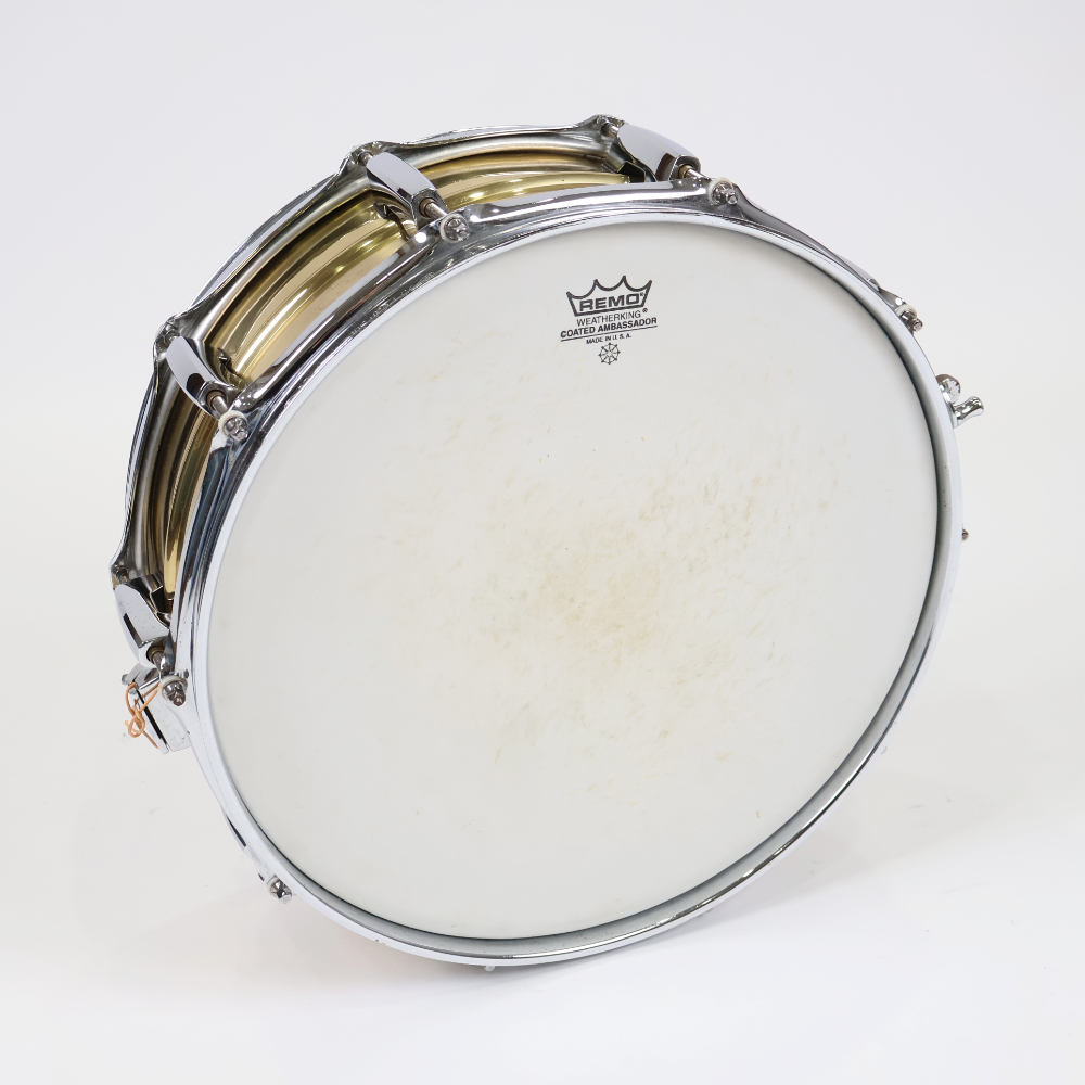 【中古】 スネアドラム パール Pearl SensiTone BRASS Custom Alloy 14x5 ブラスシェル 詳細画像