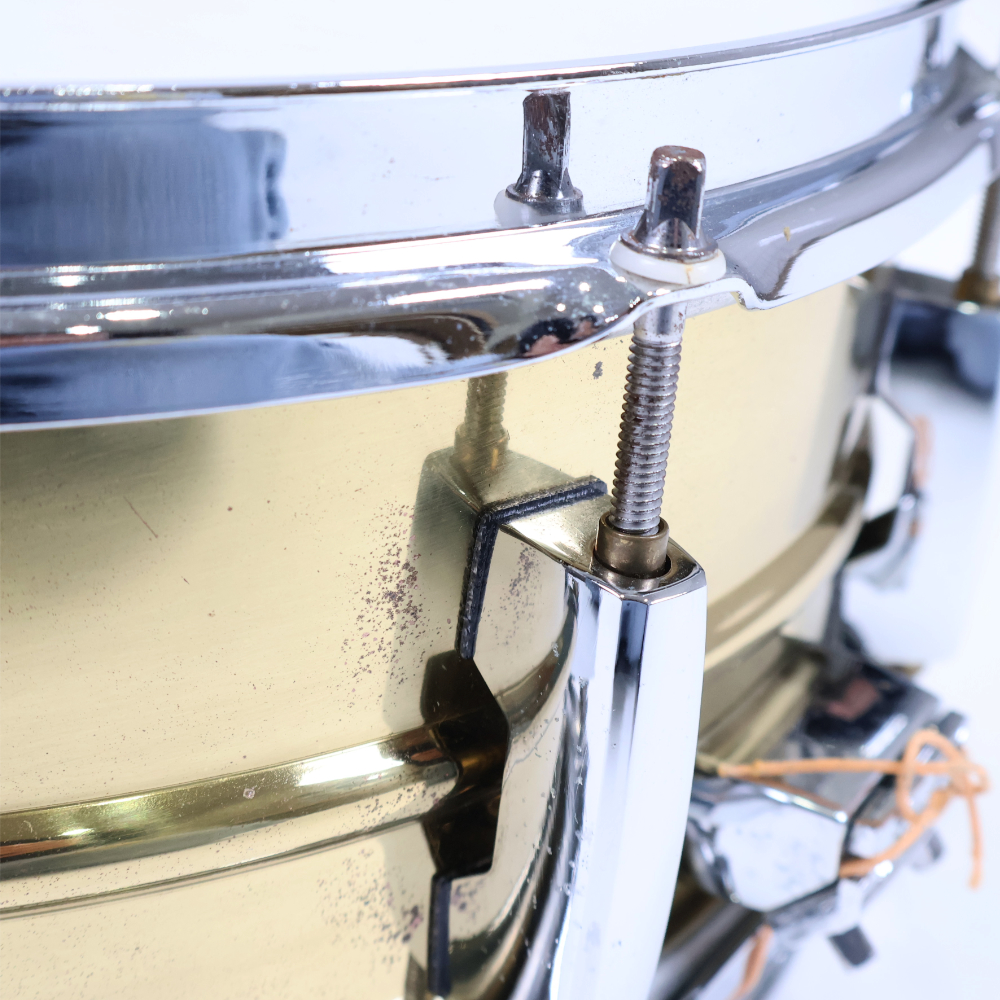 【中古】 スネアドラム パール Pearl SensiTone BRASS Custom Alloy 14x5 ブラスシェル 詳細画像