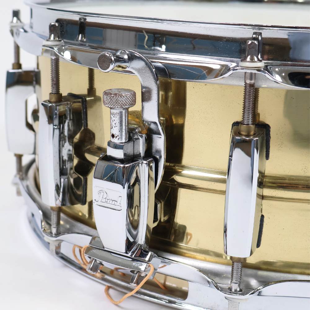 【中古】 スネアドラム パール Pearl SensiTone BRASS Custom Alloy 14x5 ブラスシェル 詳細画像