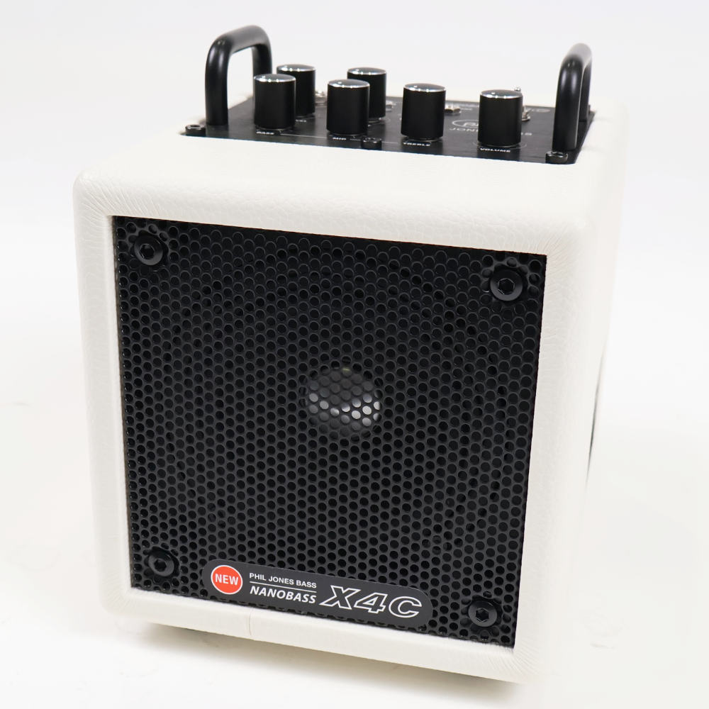 【中古】 PHIL JONES BASS NANOBASS X4C White 小型ベースアンプ コンボ USBモバイルバッテリー対応 本体画像