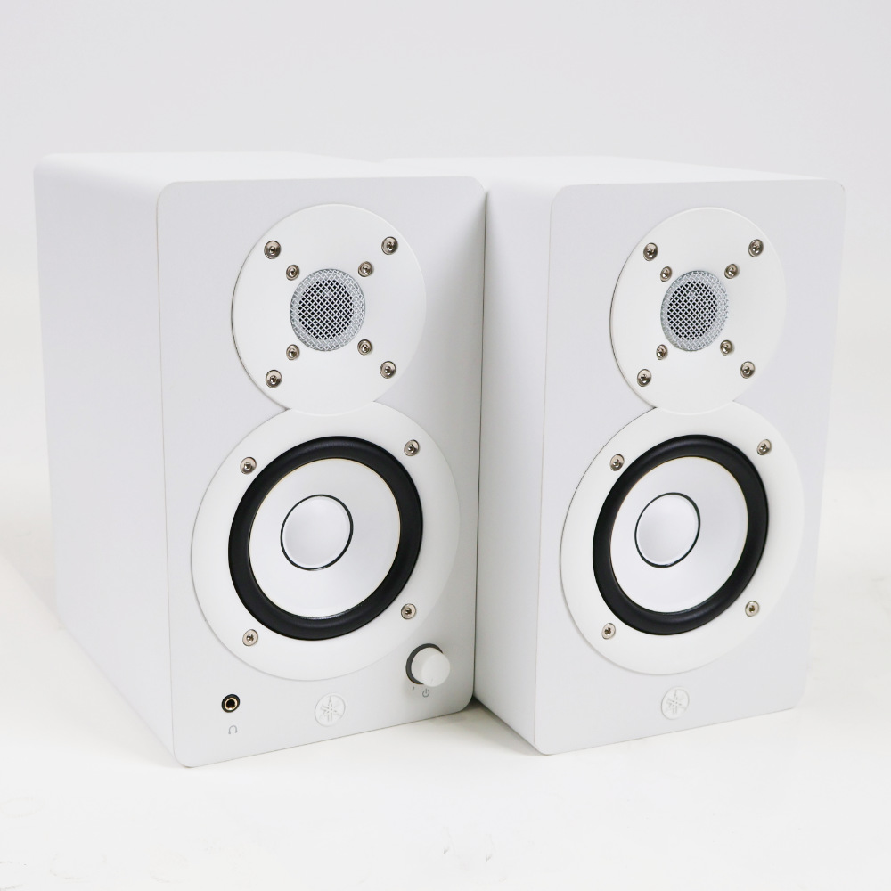 【中古】 YAMAHA ヤマハ HS3W パワードスタジオモニタースピーカー 1ペア 本体画像 斜め 