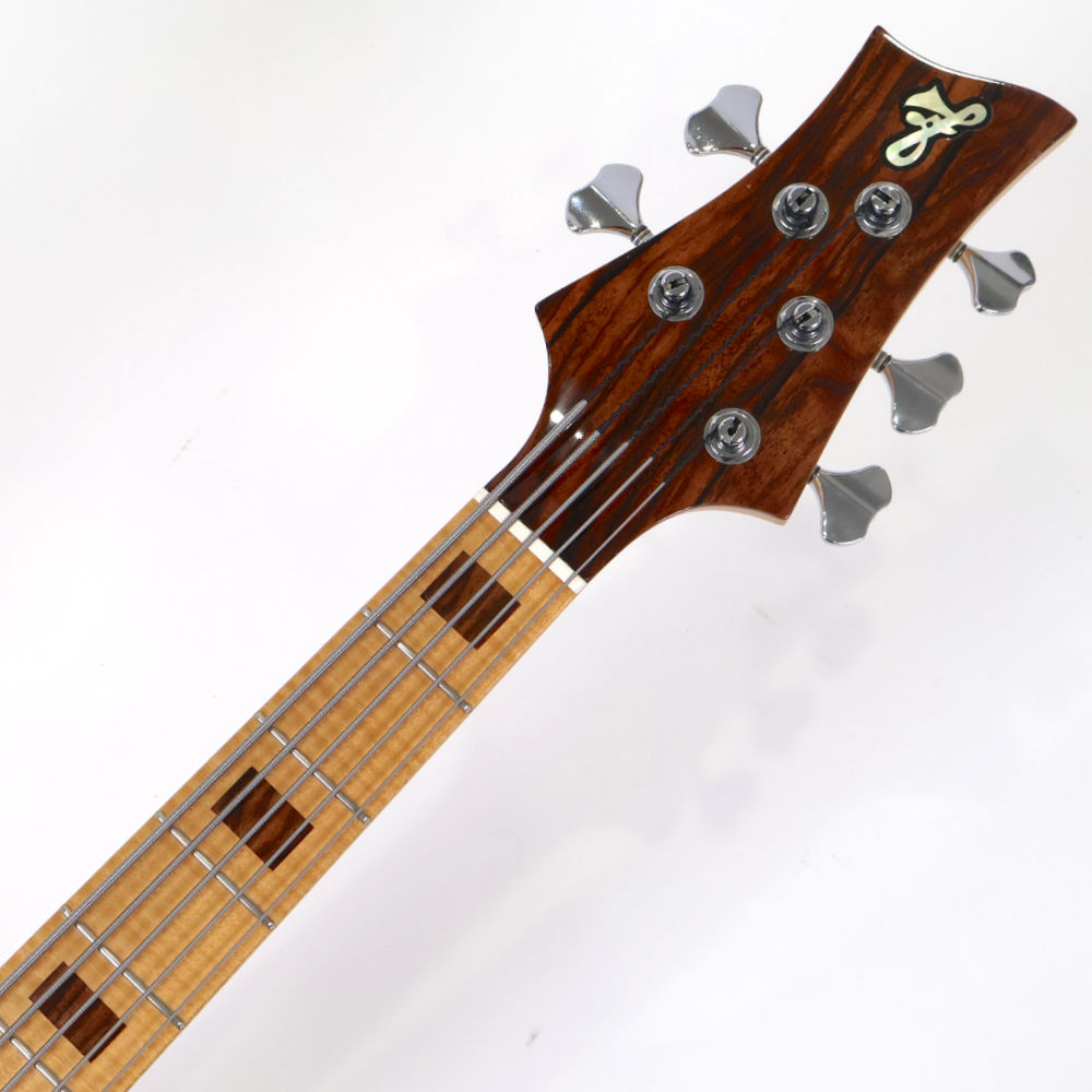 【中古】F-bass BN5 Ziricote Top 5弦エレキベース ヘッド