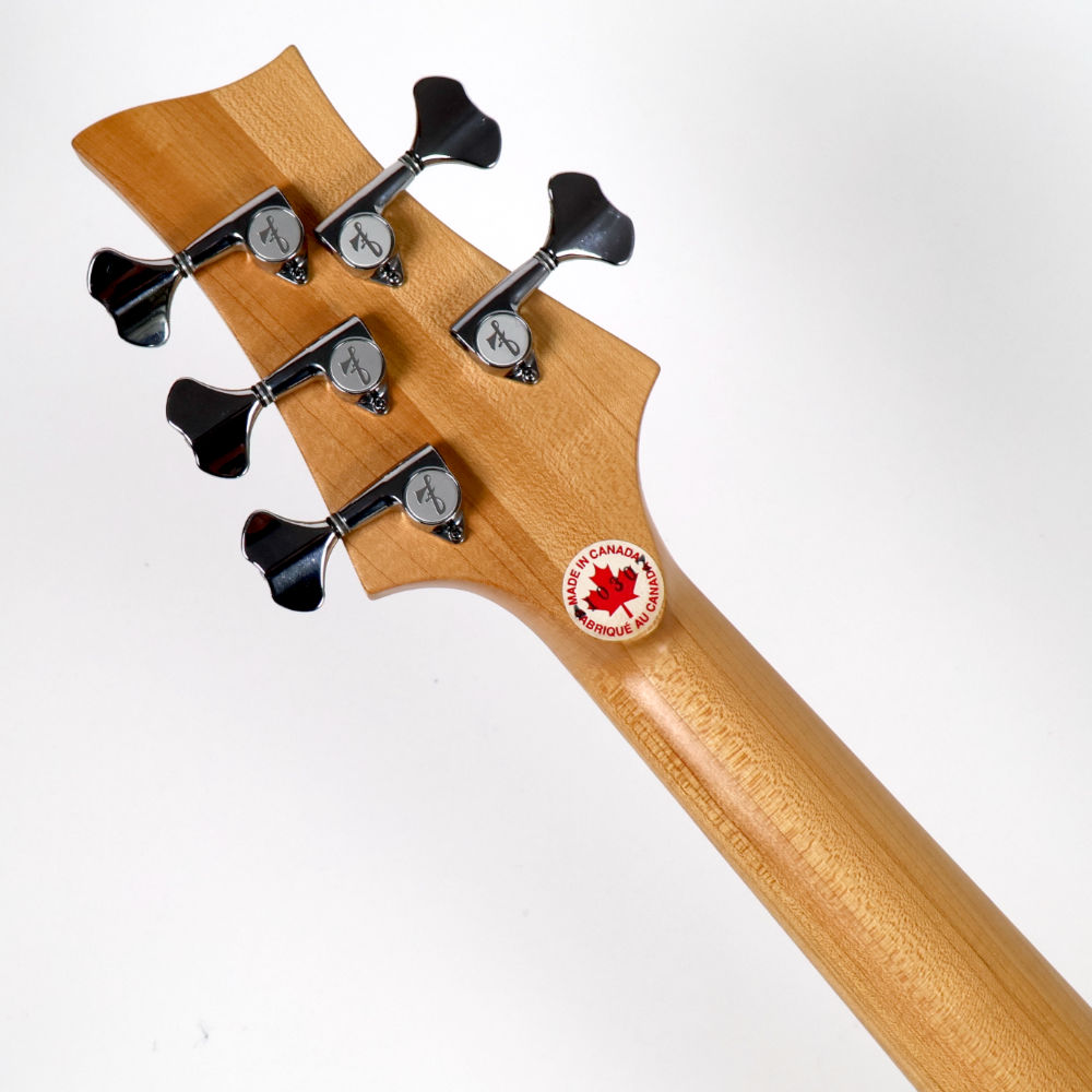 【中古】F-bass BN5 Ziricote Top 5弦エレキベース ネック裏