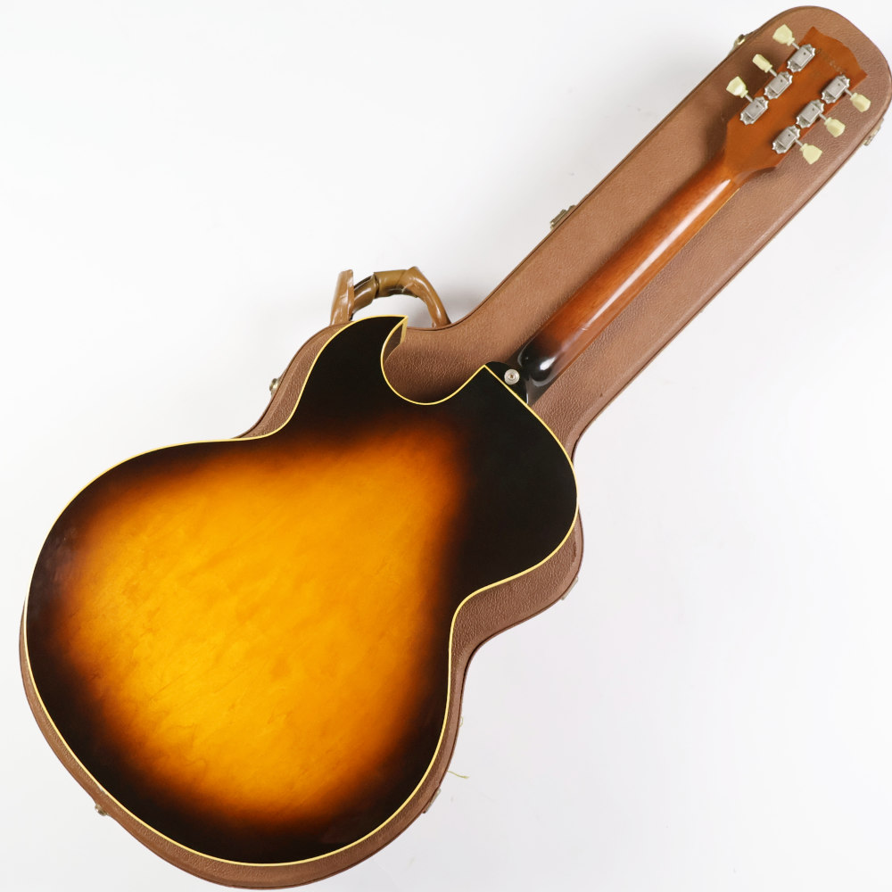 【中古】 エレキギター Gibson ES-175D Vintage SunBurst 1990年製 刻印ナンバードPAFピックアップ搭載 フルアコースティックギター ボディバック画像 
