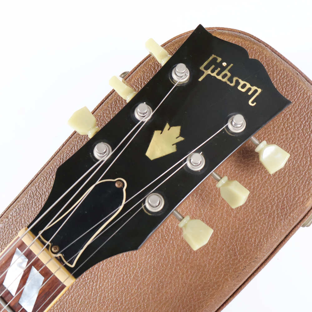 【中古】 エレキギター Gibson ES-175D Vintage SunBurst 1990年製 刻印ナンバードPAFピックアップ搭載 フルアコースティックギター ヘッド画像