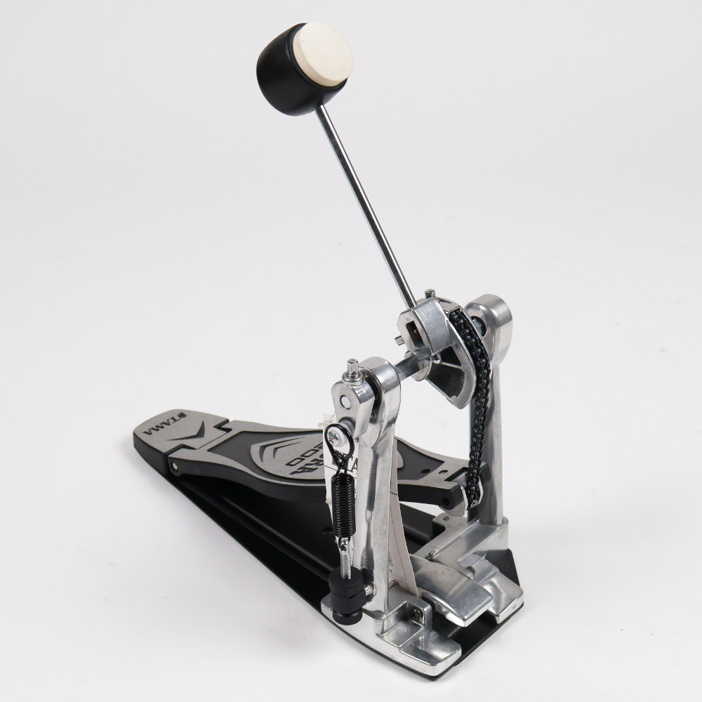 【中古】 ドラムペダル タマ TAMA HP200P Iron Cobra 200 Single Pedal Power Glide アイアンコブラ 本体画像 斜め 