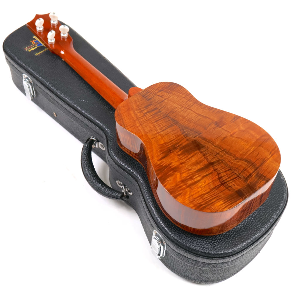 【中古】 ウクレレ KAMAKA HB-2DC 2013年製 Low-G コンサートウクレレ シダートップ ベルシェイプ ロープバインディング デラックスモデル ボディバック