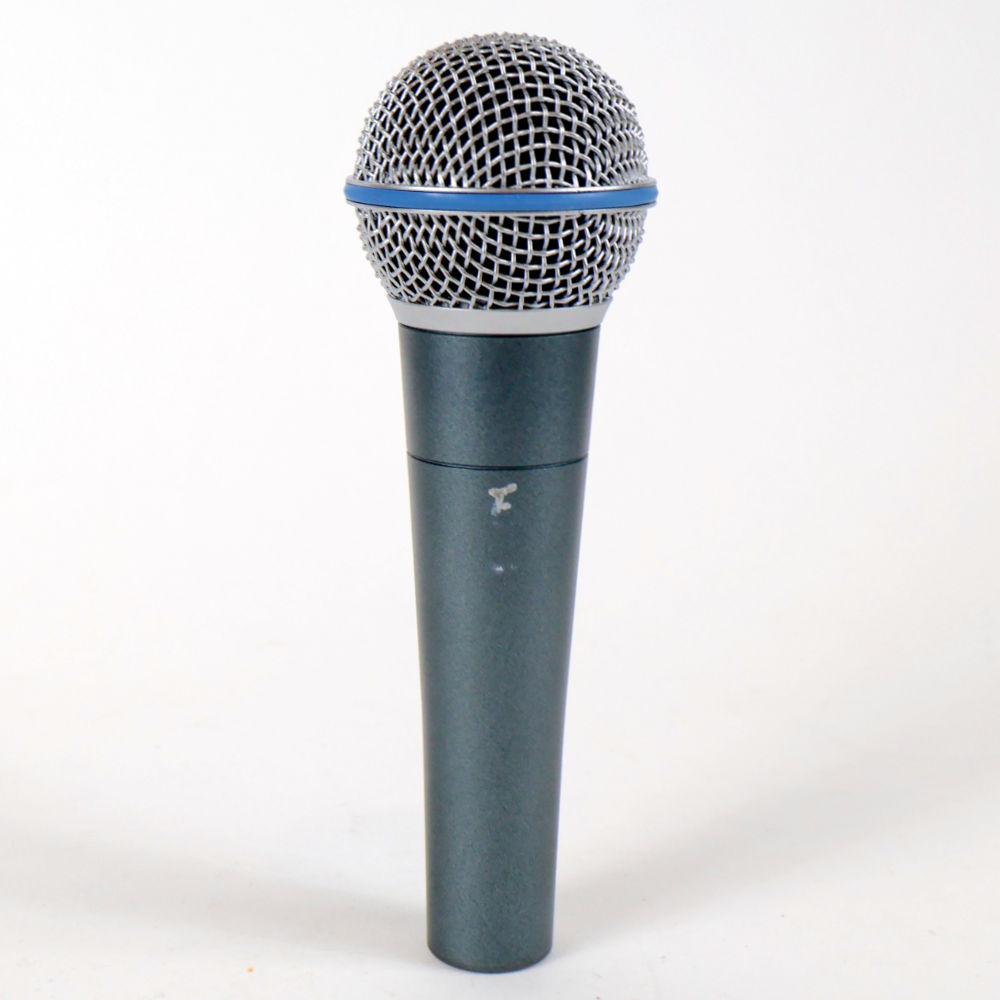 【中古】 マイク ダイナミックマイク シュアー SHURE BETA58A シュア マイクロフォン ベータゴッパ 裏面