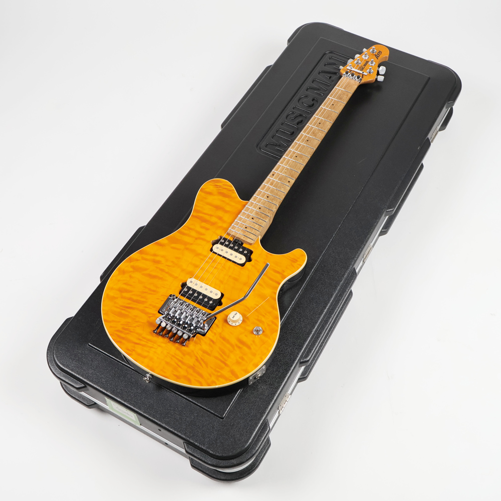 【中古】 エレキギター Music Man AXIS USA Translucent Gold 2011年製 ミュージックマン アクシス トランスゴールド