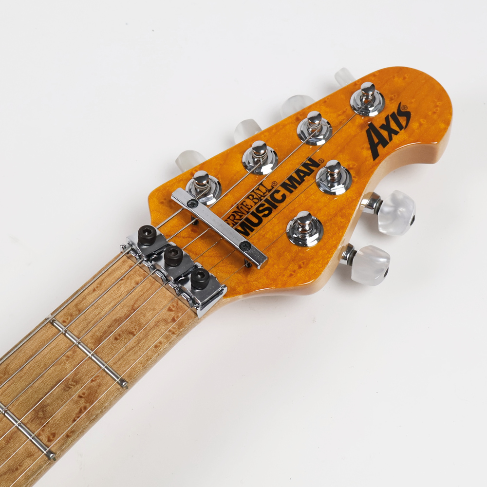 【中古】 エレキギター Music Man AXIS USA Translucent Gold 2011年製 ミュージックマン アクシス トランスゴールド ヘッド